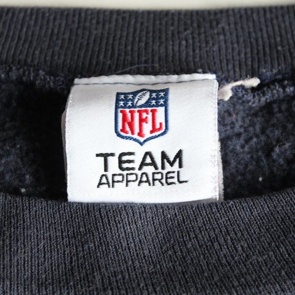 Chicago Bears Navy and Orange NFL Crewneck Sweatshirt - Picture 5 of 5